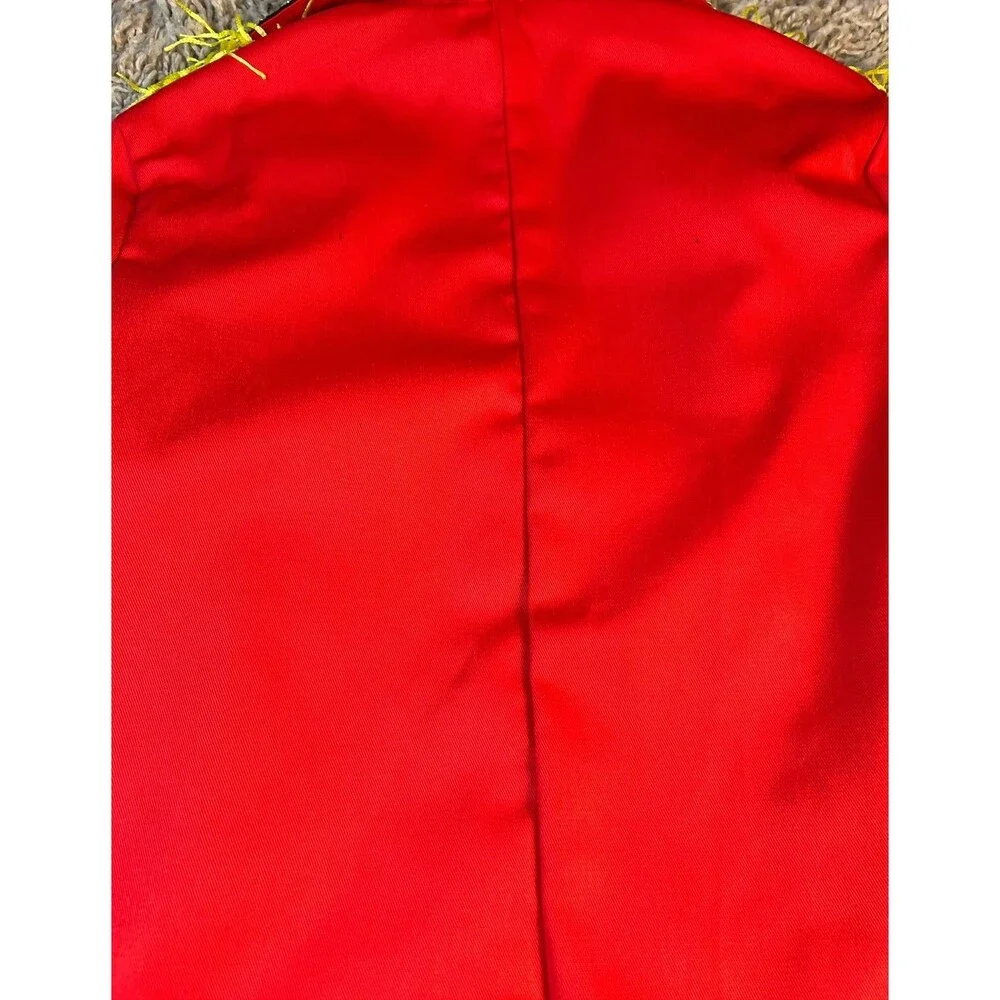 Youth Boy Red Circus Ringmaster Costume Jacket Tailcoat  Size L  Prince Charming